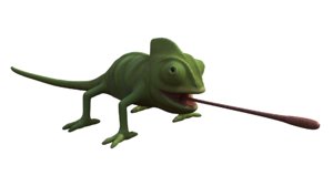 chameleon 3D model