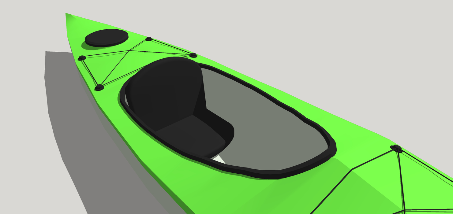 Kayak 3D model TurboSquid 1366224