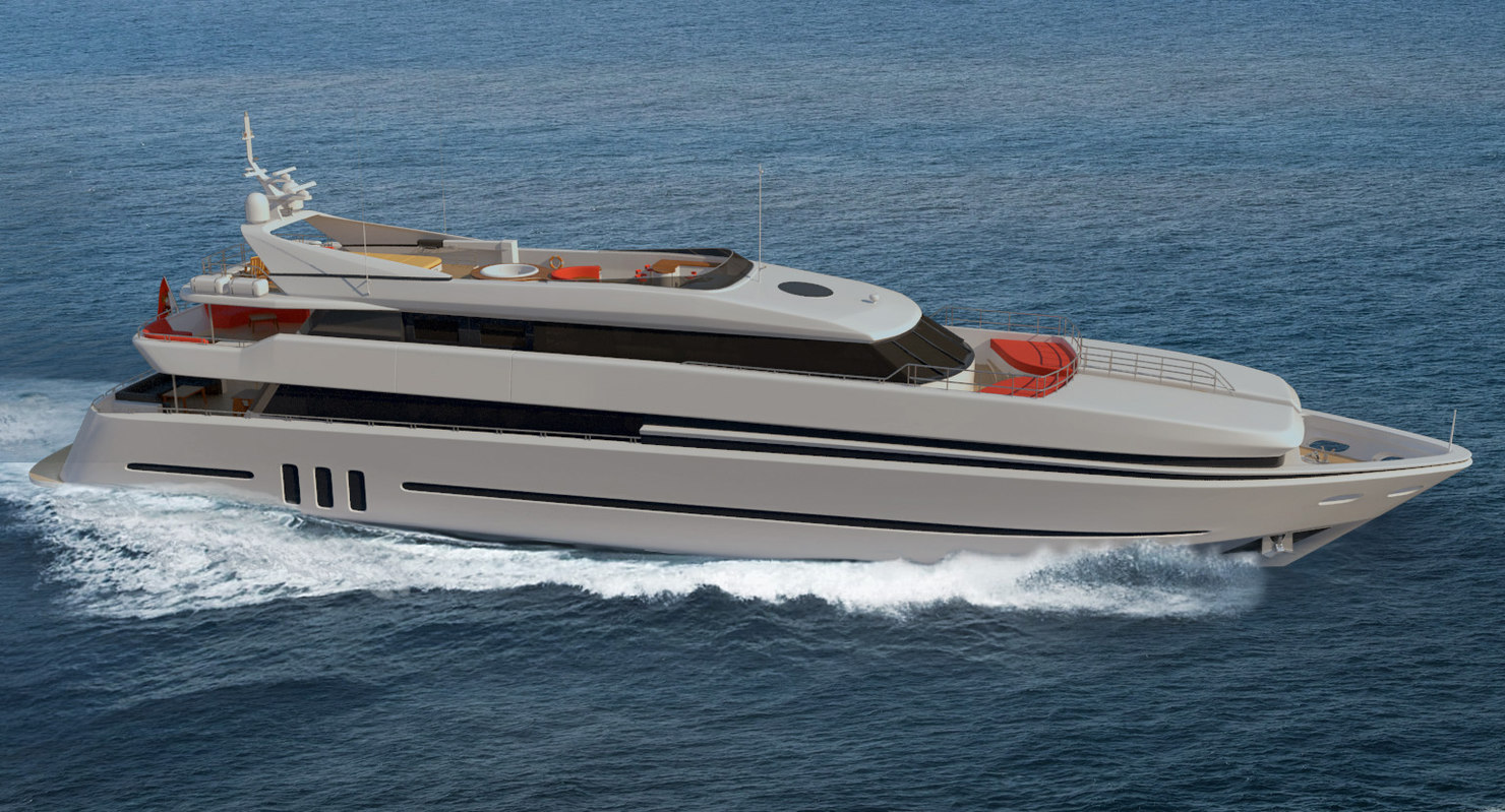 luxury yacht model