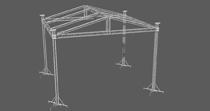 prolyte mpt 12x10 roof 3D model