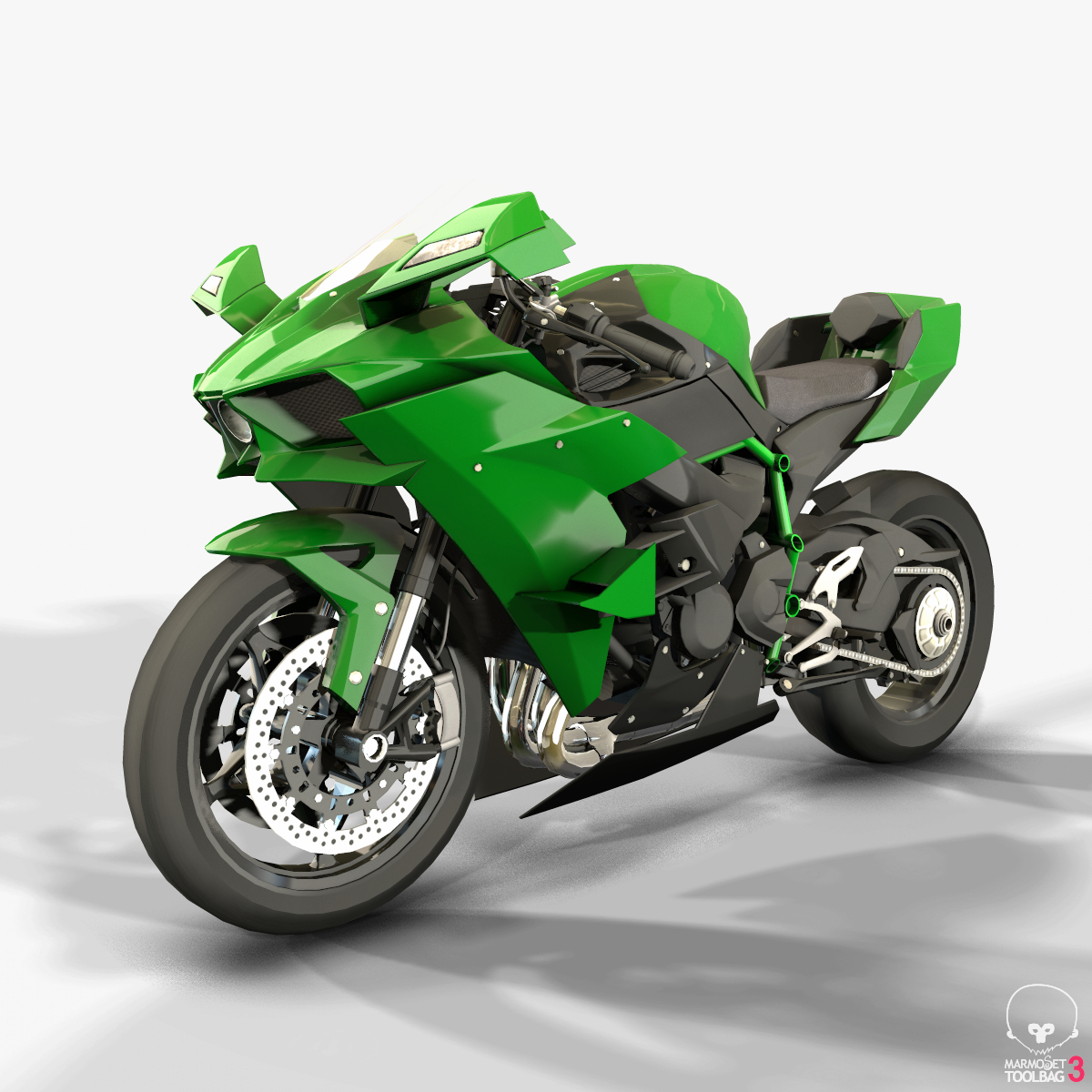Kawasaki Ninja H2r >> Kawasaki Ninja H2r Low Poly Kawasaki Ninja H2r >> Kawasaki Ninja H2r Low Poly