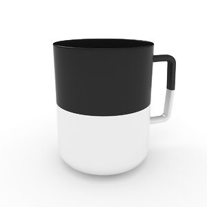3D coffee cup