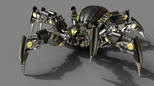 3D model mechanical spider