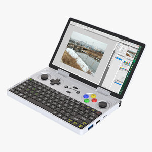 photoreal gaming ultra-mobile pc 3D model