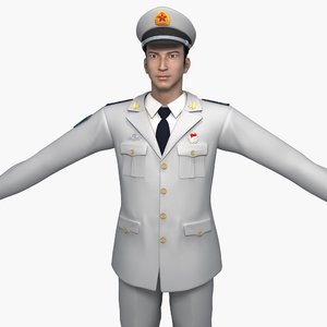 china navy soldiers spring 3D