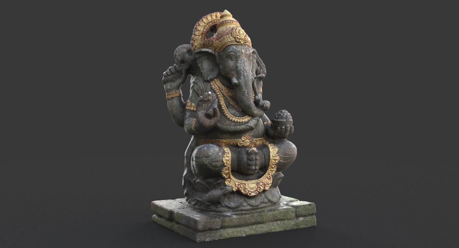 3D model balinese ganesh statue - TurboSquid 1366599