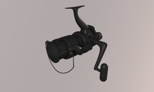 3D fishing reel model