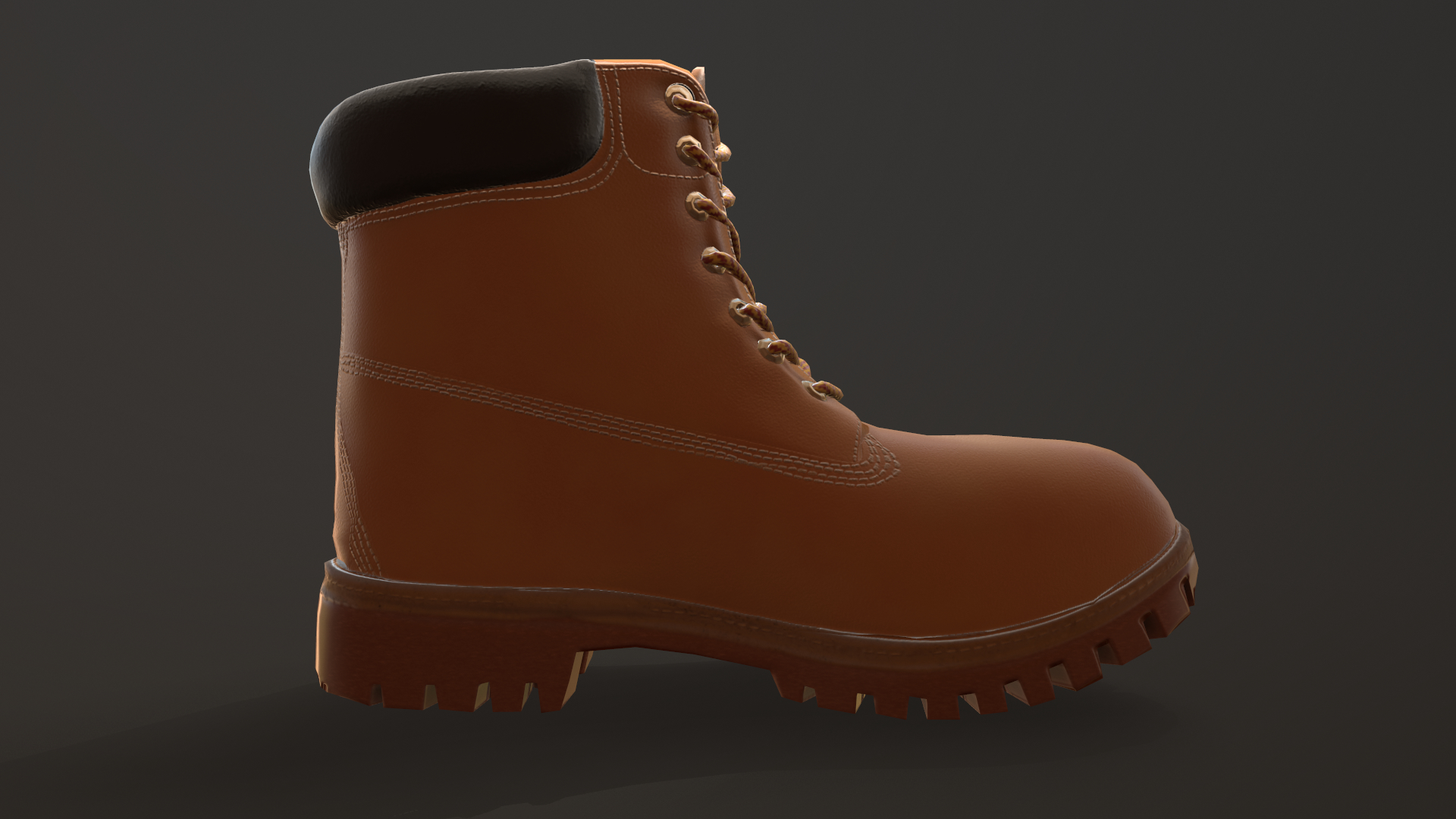 Hiking boots timberland model - TurboSquid 1366756