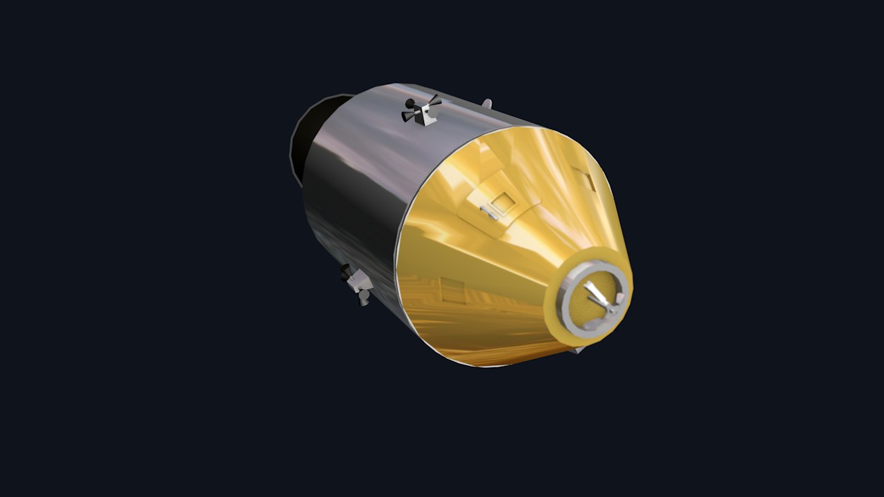 3D apollo capsule spacecraft - TurboSquid 1366821