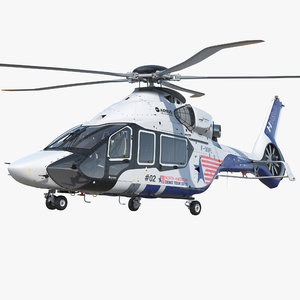 helicopter airbus h160 air 3D model