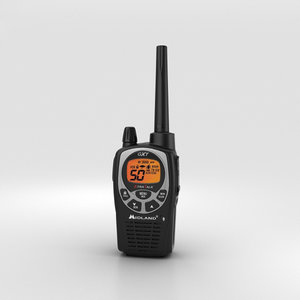 3D model walkie talkie midland