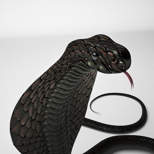 king cobra 3D model
