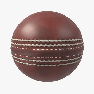 3D cricket ball model