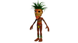 3D african character