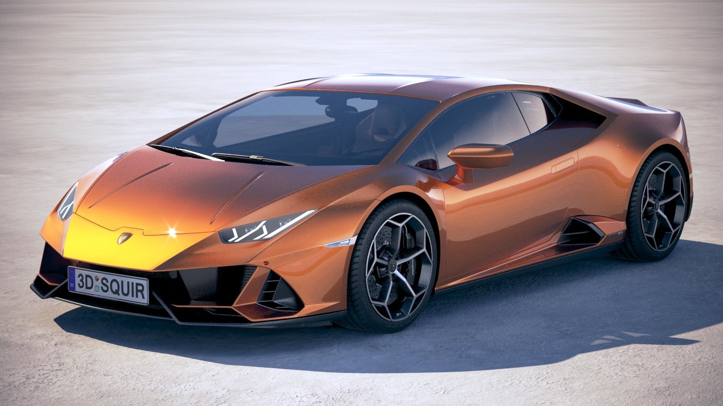 3D huracan evo model TurboSquid 1367420