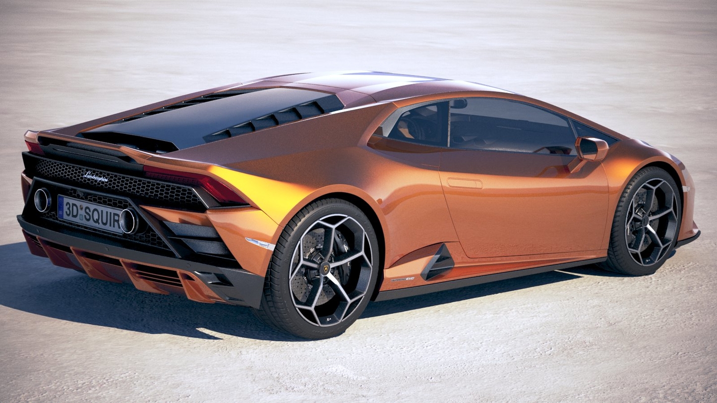 3D huracan evo model TurboSquid 1367420