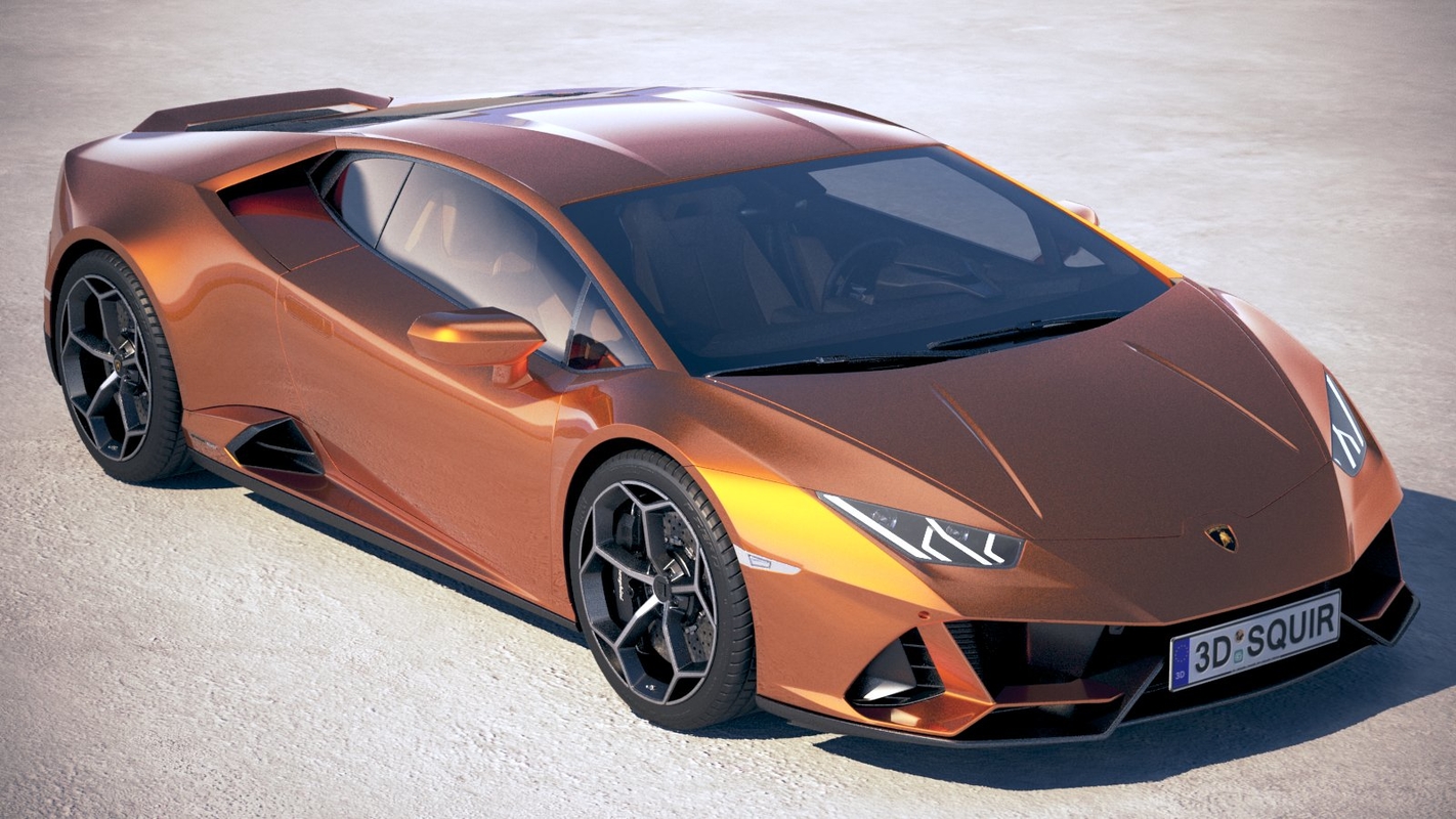 3D huracan evo model TurboSquid 1367420