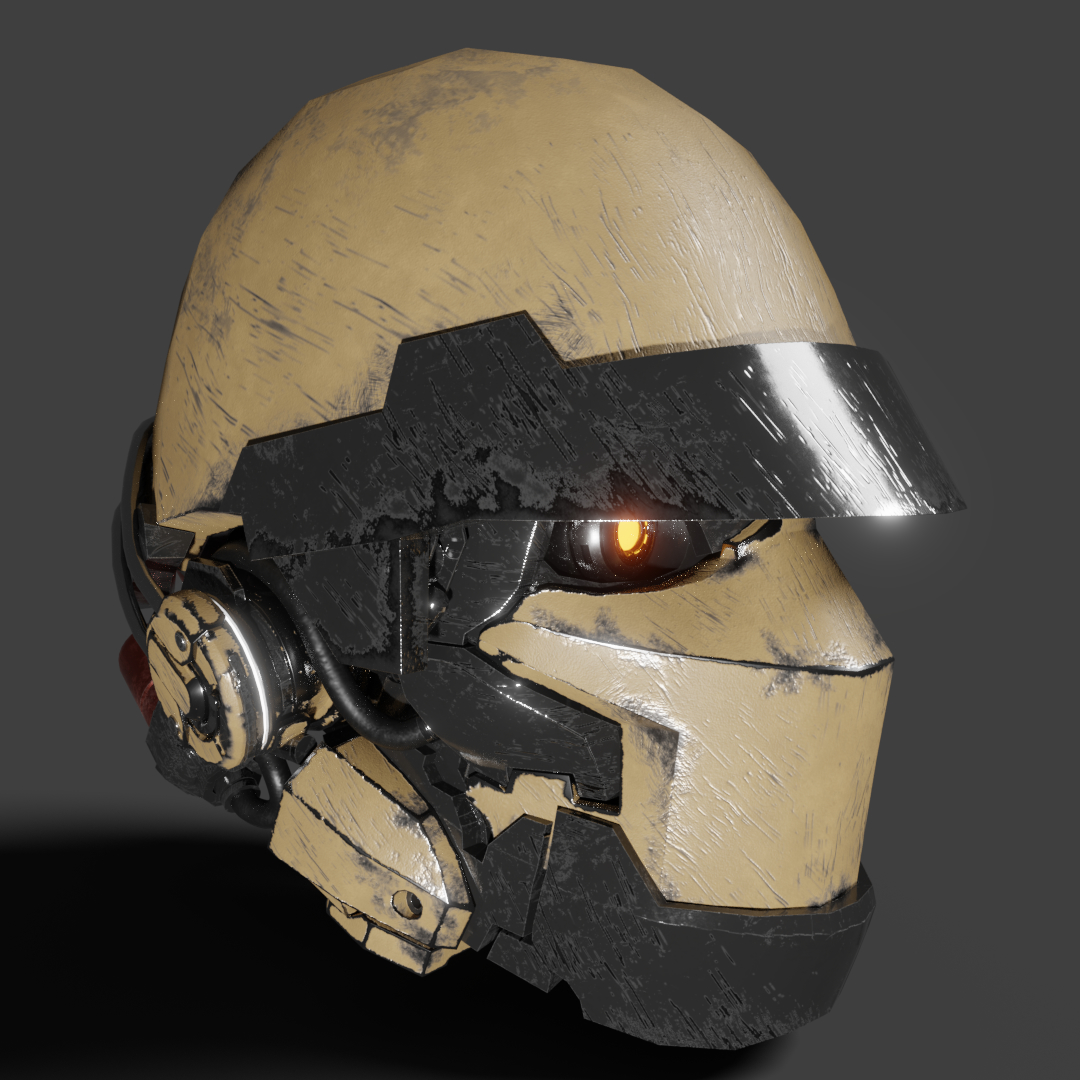 机器人头3d模型