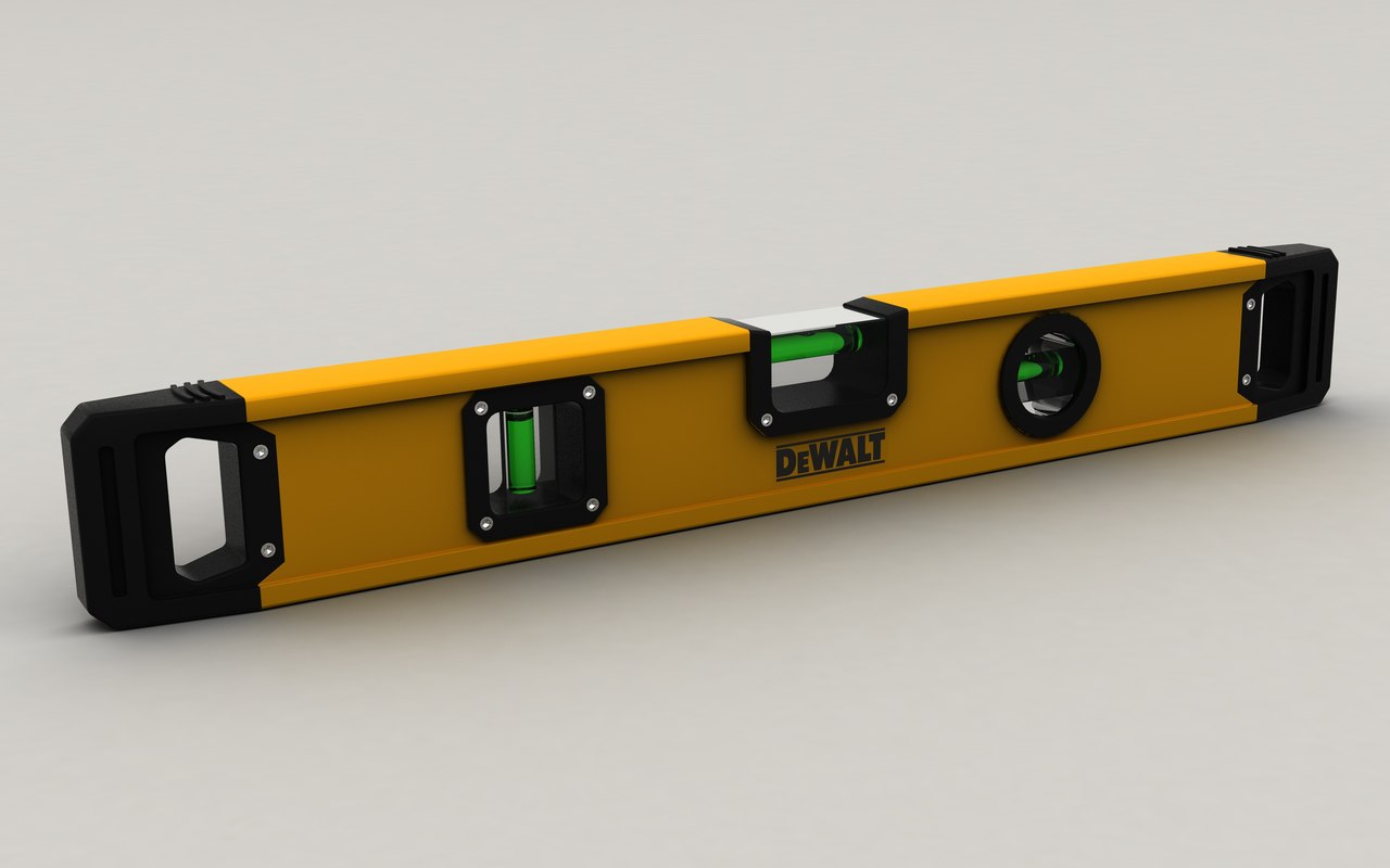 3D spirit level TurboSquid 1367662