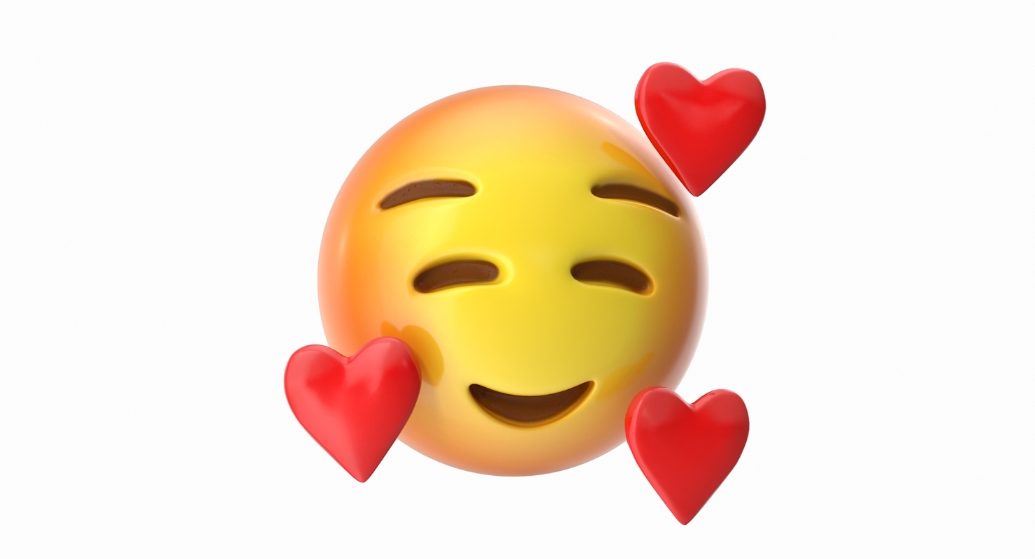 3d emoji 15 smiling face