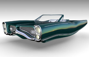 409 flying muscle car 3D