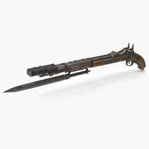 sawed-off musket 3D model