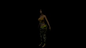 exotic women 3D model