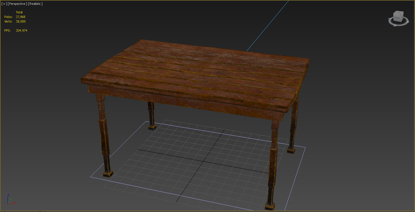 木桌3d模型