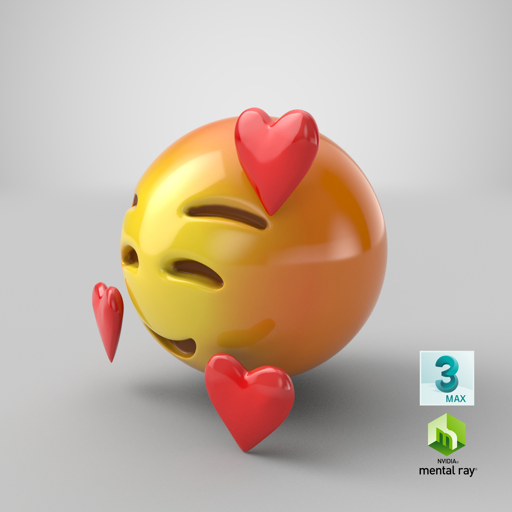 3d emoji 15 smiling face