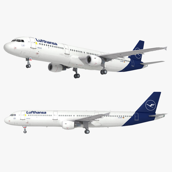 a321 new livery airplane 3D model