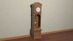 3D pendulum clock