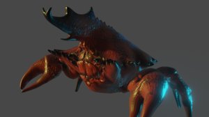crab 3D model