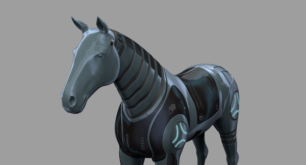 3D robot horse - TurboSquid 1368595