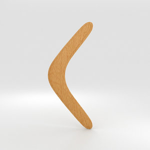 3D model boomerang boomer rang