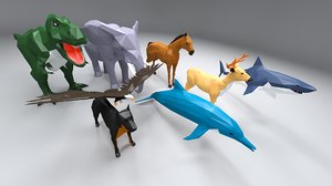 3D animal polys