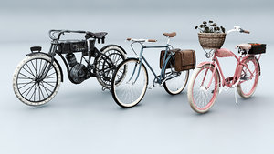 bike vintage 3D model