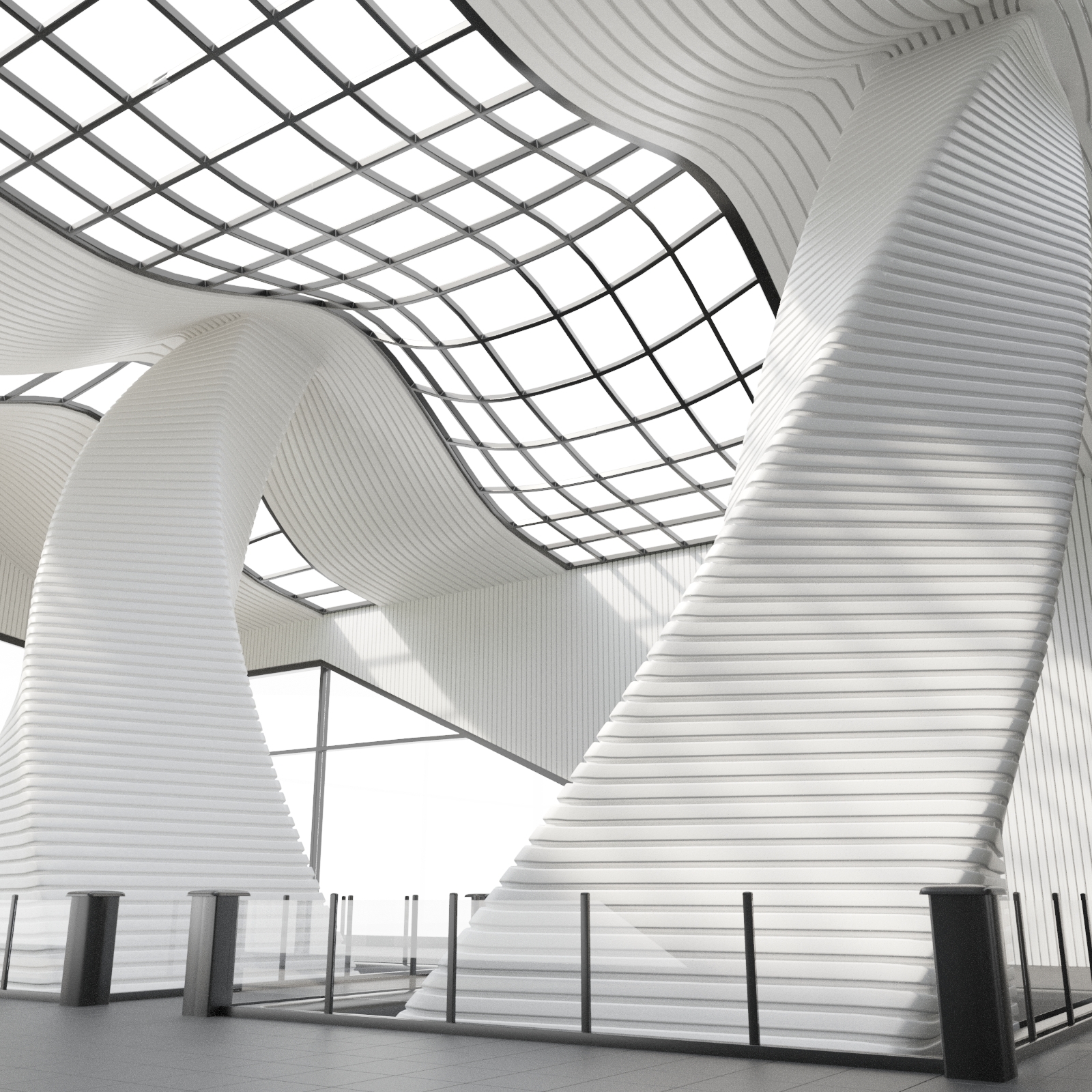 抽象室内设计63d模型