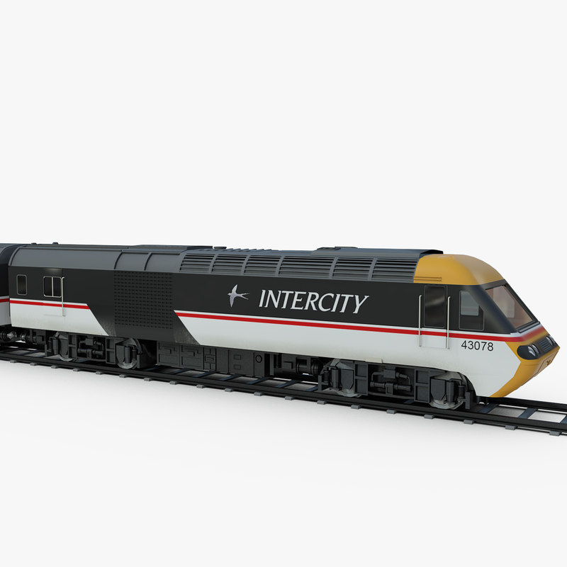 British class 43 train locomotive 3d turbosquid 1368757