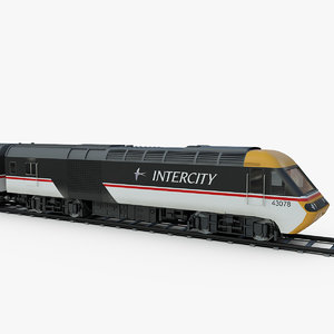 british class 43 train locomotive 3D