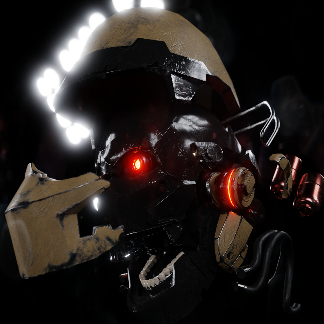 机器人头3d模型