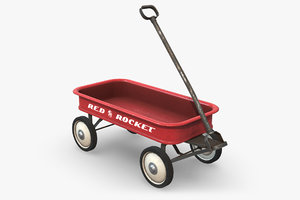 toy cart 3D model