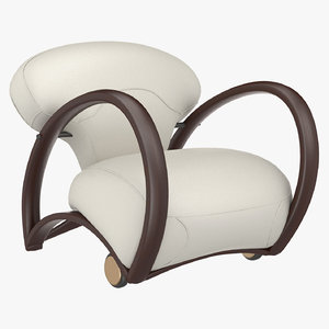 armchair branca seat 3D model
