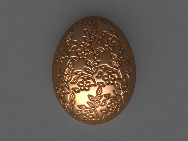 3D egg mold hand model