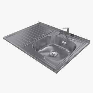 sink faucet kitchen 3D model