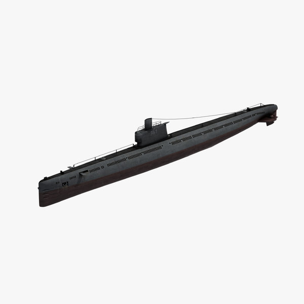 039型宋级潜艇3d模型