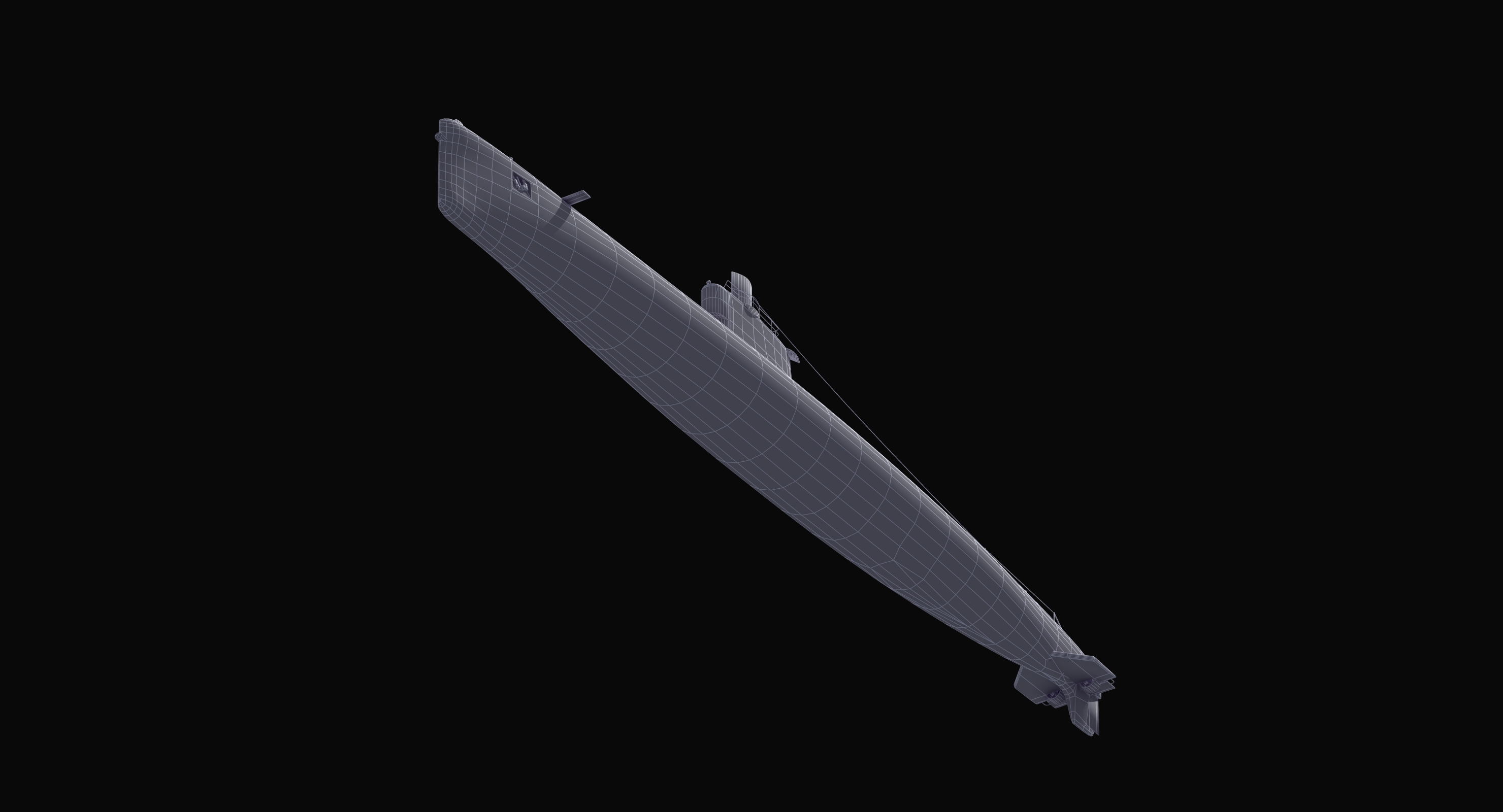 输入035 ming级潜艇3d模型