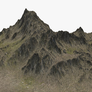 mountain peak landscape model