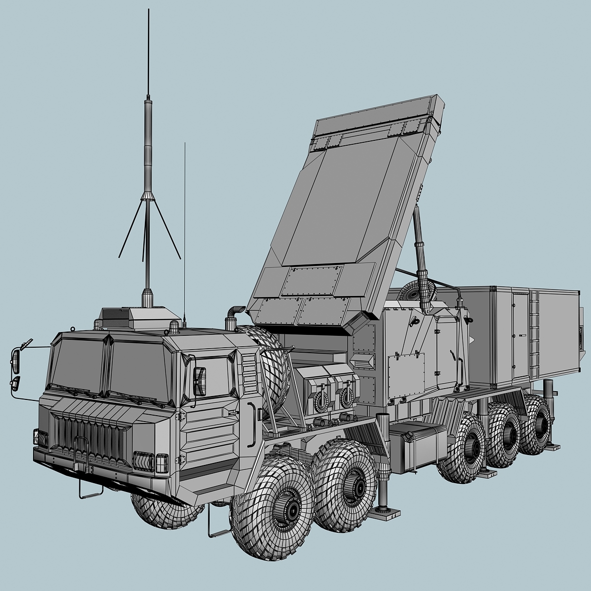 3D ht-233 chinese radar - TurboSquid 1369966