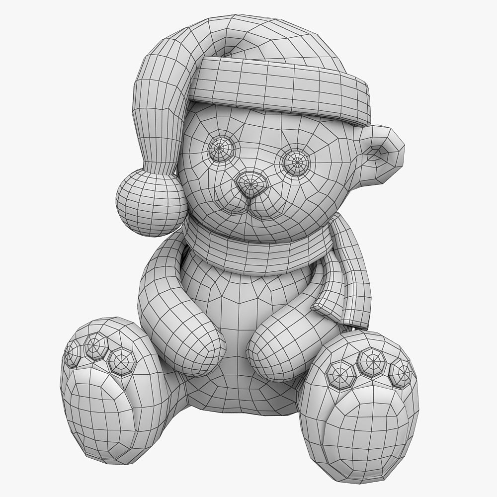 3d teddy bear