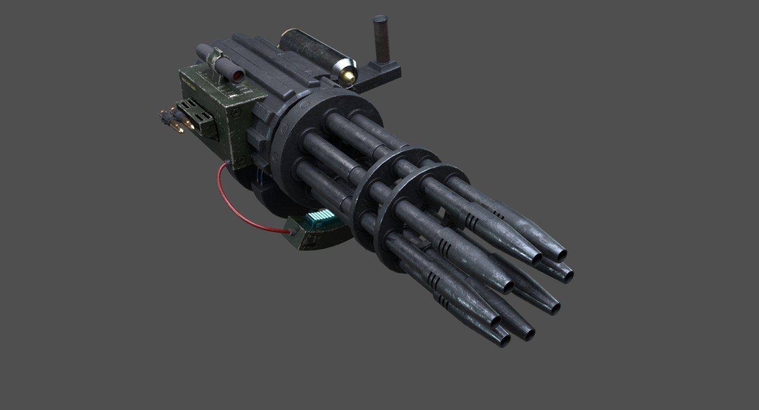 机枪3D模型 TurboSquid 1362001